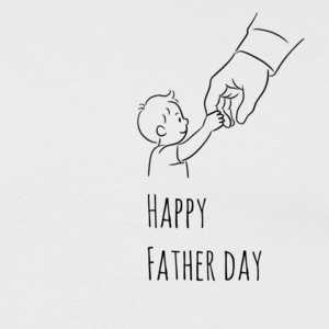 Camiseta personalizada minimalista «Happy Father Day» – Regalo papá - product-101061087-image-1