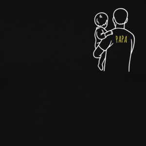 Camiseta personalizada minimalista «PAPA» – Regalo emotivo para papá - product-101061131-image-1