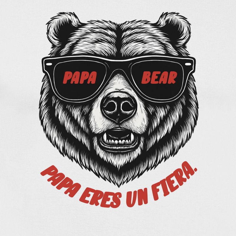 Camiseta personalizada Papá Eres un Fiera | Regalo moderno - product-101068396-image-1
