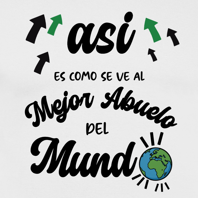 Camiseta personalizada – Mejor Abuelo del Mundo | Regalo especial - product-101076051-image-1