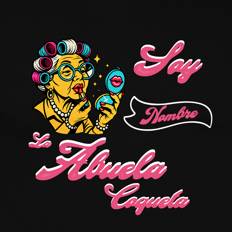 Camiseta Personalizada Abuela Coqueta | Regalo Único y Divertido - product-101077161-image-1
