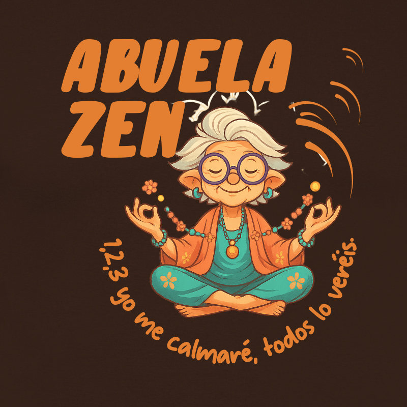 Camiseta Abuela Zen Personalizada | Regalo Divertido y Original - product-101080132-image-1