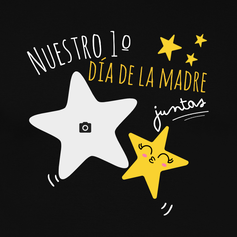 Camiseta personalizada con foto estrella | Regalo primer Día de la Madre - product-101163463-image-1