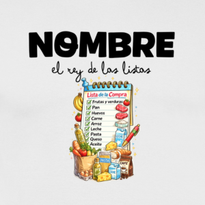 Camiseta personalizada «El rey de las listas» | Regalo divertido - product-101927573-image-1