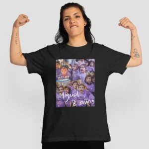Camiseta Collage «Cristal» - Camiseta collage con logo