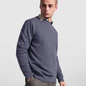 Sudadera con media cremallera a tono y cuello alto 280G. - 1117_55_1_1