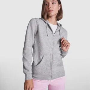 Sudadera de mujer con capucha forrada a tono - 6425_58_1_4