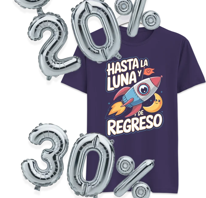 Camiseta personalizada con entrega en 24 horas
