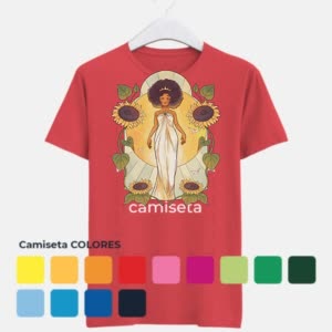 Camiseta Reina de Girasoles - Camiseta COLORES con logo