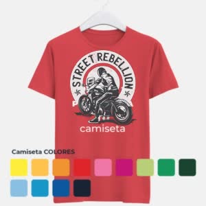 Camiseta Rebelión callejera - Camiseta COLORES con logo