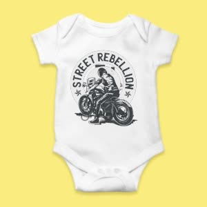 Camiseta Rebelión callejera - custom-baby-body-450x450