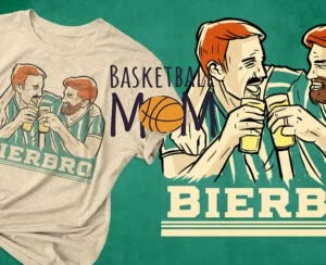 Camiseta Mamá Baloncesto - CAMISETAS-PARA-PENAS