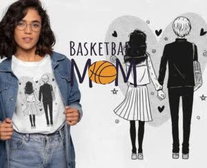 Camiseta Mamá Baloncesto - Camiseta para con logo