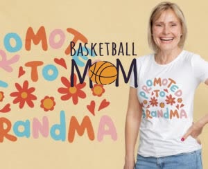 Camiseta Mamá Baloncesto - Camiseta personalizada con logo