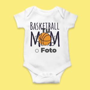 Camiseta Mamá Baloncesto - custom-baby-body-450x450