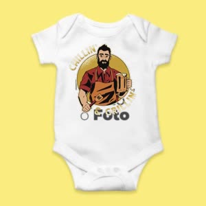 Camiseta Bebiendo y de Barbacoa - custom-baby-body-450x450