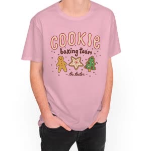 Camiseta Galletas - Camiseta rosa con logo