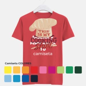 Camiseta favorita para cocinar - Camiseta COLORES con logo