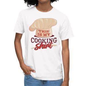 Camiseta favorita para cocinar - Camiseta blanca con logo