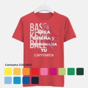 Camiseta Baloncesto player - Camiseta COLORES con logo