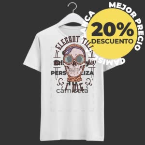 Camiseta Elegante hasta la muerte - Camiseta blanca con logo