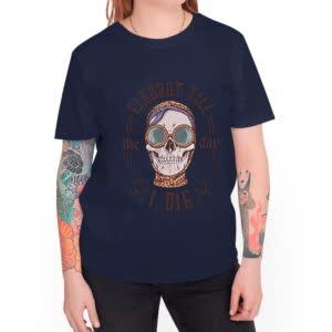 Camiseta Elegante hasta la muerte - Camiseta marino con logo