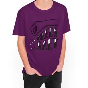 Camiseta Le Falta Sal - Camiseta purpura con logo