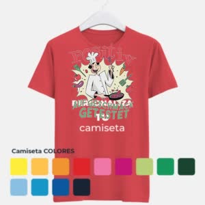 Camiseta Cocinero Positivo - Camiseta COLORES con logo