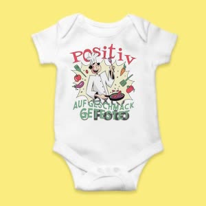 Camiseta Cocinero Positivo - custom-baby-body-450x450