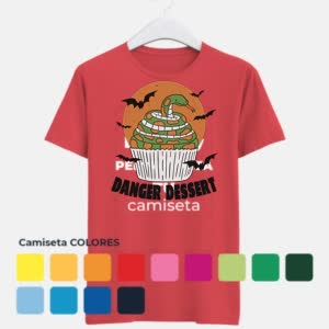 Camiseta Postre peligroso - Camiseta COLORES con logo