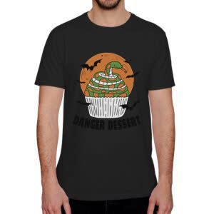 Camiseta Postre peligroso - Camiseta negra con logo