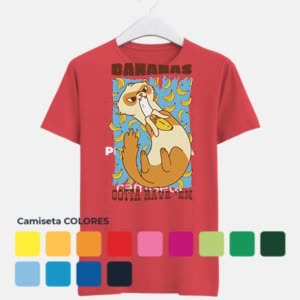 Camiseta Hurón Amante Del Plátano - Camiseta COLORES con logo