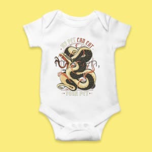 Camiseta mi mascota come tu mascota - custom-baby-body-450x450