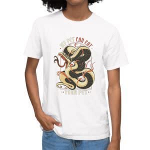 Camiseta mi mascota come tu mascota - Camiseta blanca con logo