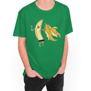 Camiseta steap trease Platano - Camiseta verdekelly con logo