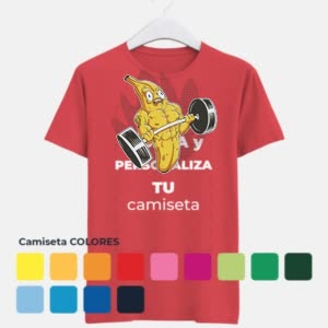 Camiseta Platano Gym - Camiseta COLORES con logo