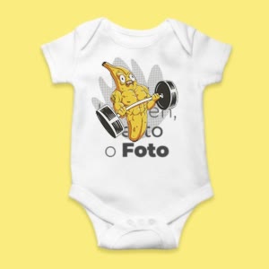 Camiseta Platano Gym - custom-baby-body-450x450