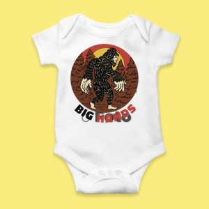 Camiseta Bigfoot Tiene Manos Grandes - custom-baby-body-450x450