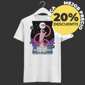 Camiseta mano mágica - Camiseta blanca con logo