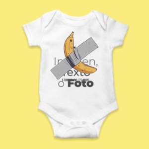 Camiseta Taped platano - custom-baby-body-450x450