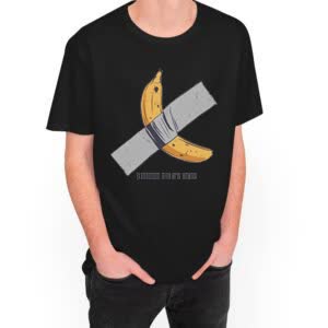 Camiseta Taped platano - Camiseta negra con logo