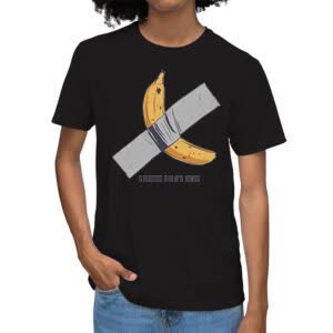 Camiseta Taped platano - Camiseta negra con logo