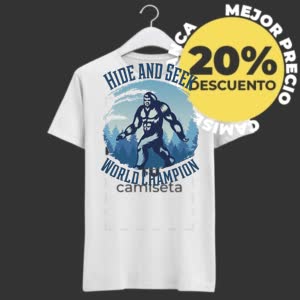 Camiseta Campeón Del Mundo De Bigfoot - Camiseta blanca con logo