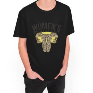 Camiseta Derechos de la mujer o muerte - Camiseta negra con logo