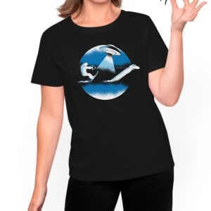 Camiseta Agua De Pie Grande - Camiseta negra con logo