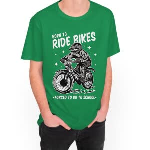 Camiseta Ciclista Nacido Para Montar - Camiseta verdekelly con logo