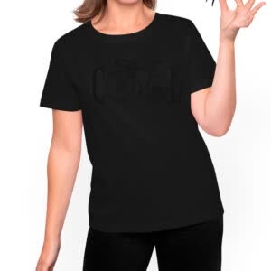 Camiseta Bicicleta Genial - Camiseta negra con logo