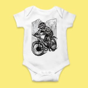 Camiseta Ciclista En Las Montañas - custom-baby-body-450x450