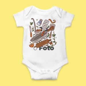 Camiseta utencillos de Cocina - custom-baby-body-450x450