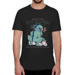 Camiseta Goat Chupacabra - Camiseta negra con logo